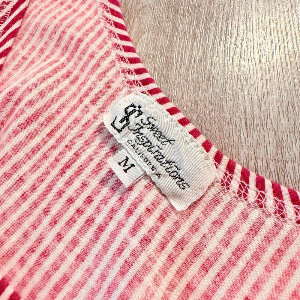 Sweet Inspirations Sleeveless Fit Flare 1970s Red Stripe Maxi Dress Floral Mediu - Picture 4 of 7